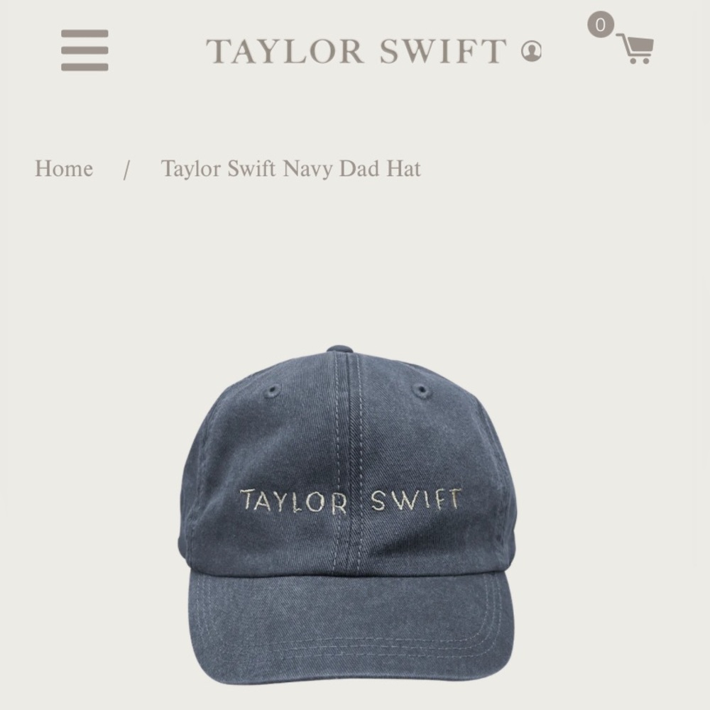 Taylor Swift 1989 TV Navy Dad Hat
